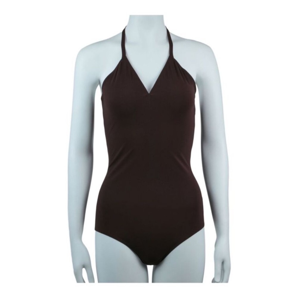Bottega Veneta One-Piece Swimsuit Brown Womens